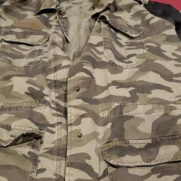 Highway Jeans Camo jacket with black Sleeves 3X - Picture 2 of 6